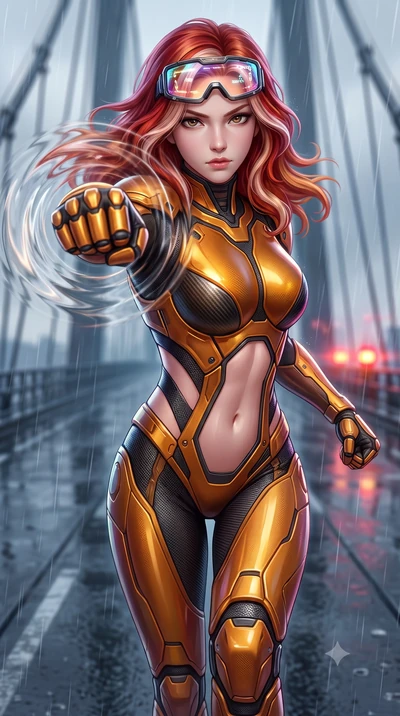 score_9, masterpiece, best quality, ultra-detailed, high-budget anime keyframe, semi-realistic 3D game render, editorial fashion photography, tasteful artistic composition, Caucasian woman. close-up cowboy shot from the waist and thighs up, the chara