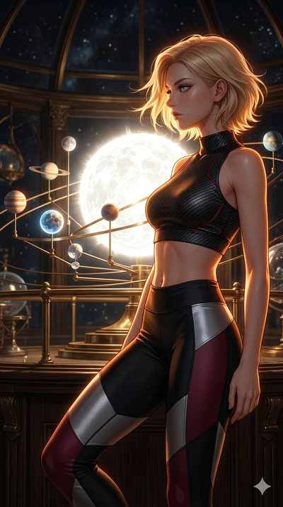 score_9, masterpiece, best quality, ultra-detailed, high-budget anime keyframe, editorial fashion photography, tasteful artistic composition, Caucasian woman, strictly human ears. cowboy shot from the thighs up, character and outfit filling the frame