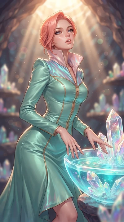 score_9, masterpiece, best quality, ultra-detailed, high-budget anime keyframe, editorial fashion photography, tasteful artistic composition, Japanese woman. close-up cowboy shot from the waist and thighs up, the character dominates the composition, 