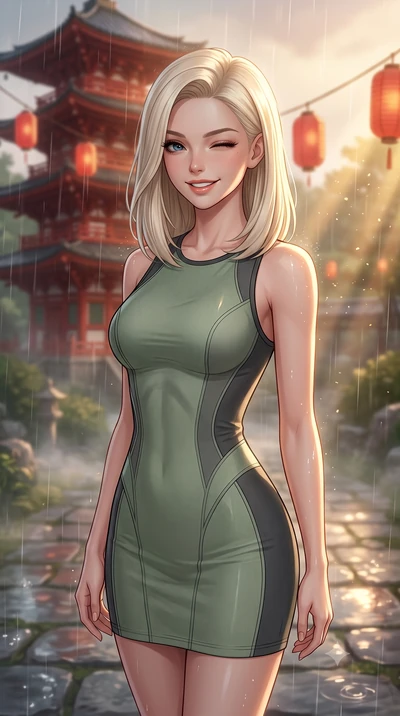 score_9, masterpiece, best quality, ultra-detailed, high-budget anime keyframe, editorial fashion photography, tasteful artistic composition, Caucasian woman, strictly human ears. close-up cowboy shot from the waist and thighs up, the character domin