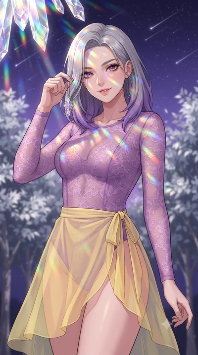 score_9, masterpiece, best quality, ultra-detailed, high-budget anime keyframe, gorgeous anime illustration, artistic 2d flat cel-shaded style, Caucasian woman, strictly human ears. close-up cowboy shot from the waist and thighs up, the character dom