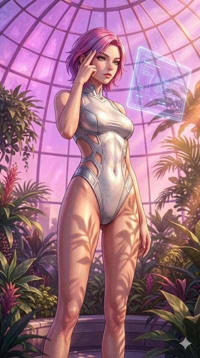 score_9, masterpiece, best quality, ultra-detailed, high-budget anime keyframe, editorial fashion photography, tasteful artistic composition, Caucasian woman, strictly human ears. cowboy shot from the thighs up, character and outfit filling the frame