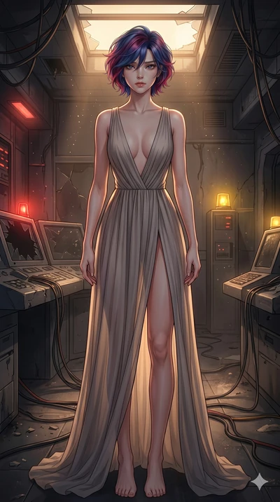 score_9, masterpiece, best quality, ultra-detailed, high-budget anime keyframe, editorial fashion photography, tasteful artistic composition, Korean woman. cowboy shot from the thighs up, character and outfit filling the frame for maximum editorial p