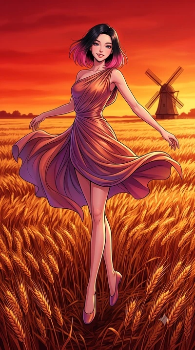 score_9, masterpiece, best quality, ultra-detailed, high-budget anime keyframe, editorial fashion photography, tasteful artistic composition, gorgeous anime illustration, with clean line-art, distinct ink outlines, and high-contrast stereoscopic dept