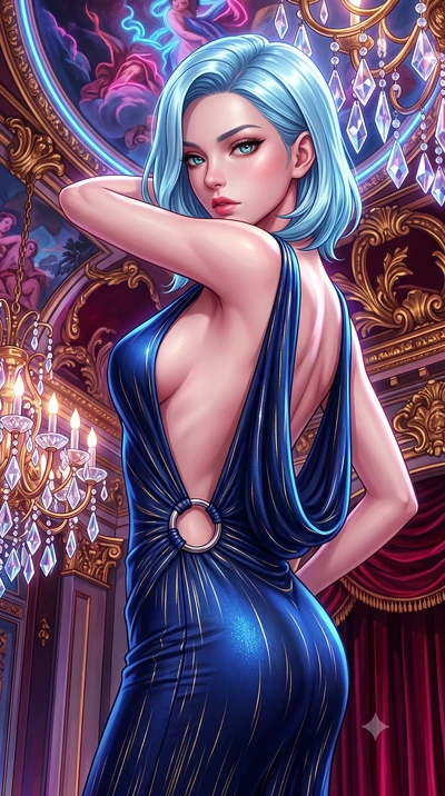 score_9, masterpiece, best quality, ultra-detailed, high-budget anime keyframe, semi-realistic 3D game render, editorial fashion photography, tasteful artistic composition, Korean woman. close-up cowboy shot from the waist and thighs up, the characte