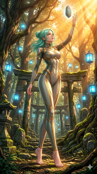 score_9, masterpiece, best quality, ultra-detailed, high-budget anime keyframe, editorial fashion photography, tasteful artistic composition, Japanese woman. low angle full-body shot from head to toe showing her feet, filling the entire 9:16 vertical