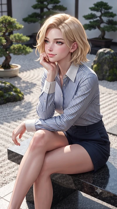 score_9, masterpiece, best quality, ultra-detailed, high-budget anime keyframe, editorial fashion photography, tasteful artistic composition, Caucasian woman woman. close-up cowboy shot from the waist and thighs up, the character dominates the compos