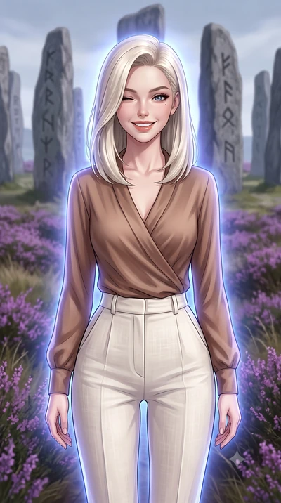 score_9, masterpiece, best quality, ultra-detailed, high-budget anime keyframe, editorial fashion photography, tasteful artistic composition, Caucasian woman, strictly human ears. close-up cowboy shot from the waist and thighs up, the character domin