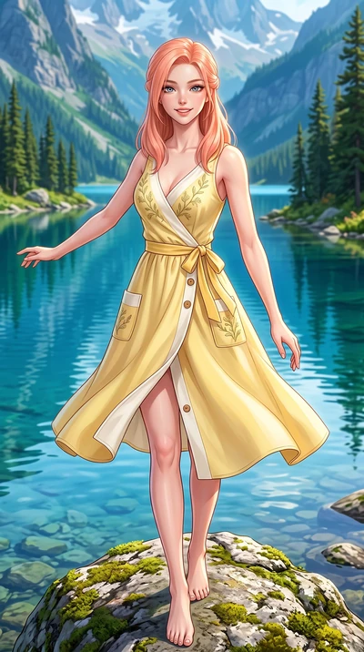 score_9, masterpiece, best quality, ultra-detailed, high-budget anime keyframe, semi-realistic 3D game render, editorial fashion photography, tasteful artistic composition, Japanese woman. close-up cowboy shot from the waist and thighs up, the charac