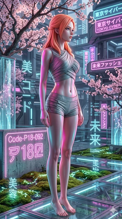 score_9, masterpiece, best quality, ultra-detailed, high-budget anime keyframe, editorial fashion photography, tasteful artistic composition, Japanese woman. cowboy shot from the thighs up, character and outfit filling the frame for maximum editorial