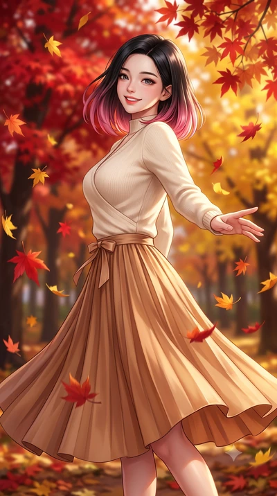 score_9, masterpiece, best quality, ultra-detailed, high-budget anime keyframe, semi-realistic 3D game render, editorial fashion photography, tasteful artistic composition, Korean woman. close-up cowboy shot from the waist and thighs up, the characte