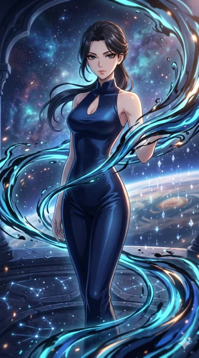 score_9, masterpiece, best quality, ultra-detailed, High-budget Anime Keyframe, vibrant colors, fluid line-art, expressive lighting, cinematic composition, Ufotable-style visual effects, top-tier animation quality, Japanese woman with delicate and el