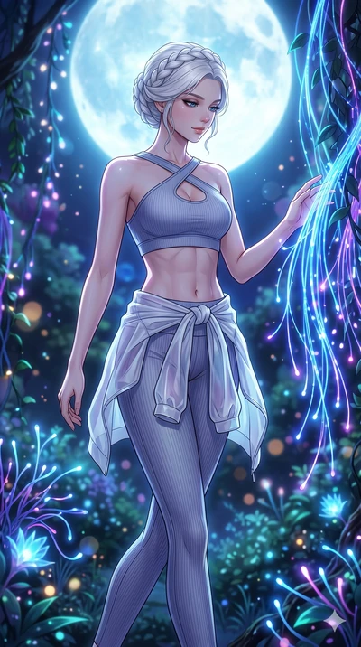 score_9, masterpiece, best quality, ultra-detailed, High-budget Anime Keyframe, vibrant colors, fluid line-art, expressive lighting, cinematic composition, Ufotable-style visual effects, top-tier animation quality, Japanese woman with delicate and el