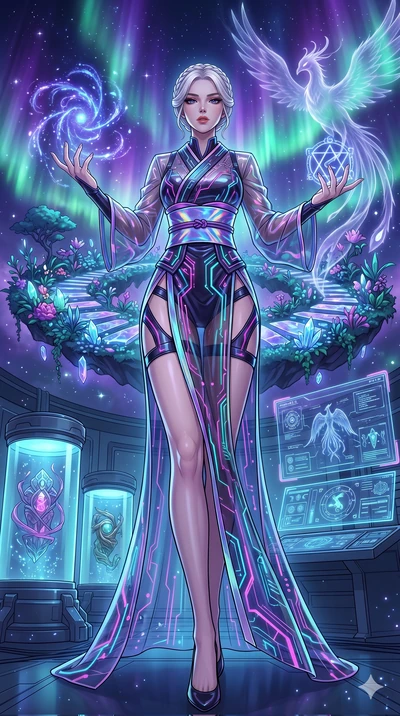 score_9, masterpiece, best quality, ultra-detailed, High-budget Anime Keyframe, vibrant colors, fluid line-art, expressive lighting, cinematic composition, Ufotable-style visual effects, top-tier animation quality, Korean woman with idol-like refined