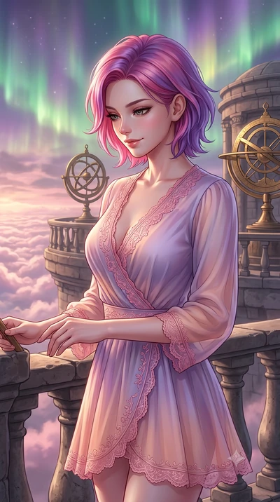 score_9, masterpiece, best quality, ultra-detailed, high-budget anime keyframe, editorial fashion photography, tasteful artistic composition, Caucasian woman, strictly human ears. close-up cowboy shot from the waist and thighs up, the character domin