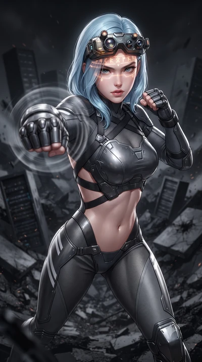score_9, masterpiece, best quality, ultra-detailed, high-budget anime keyframe, editorial fashion photography, tasteful artistic composition, Korean woman. close-up cowboy shot from the waist and thighs up, the character dominates the composition, fi