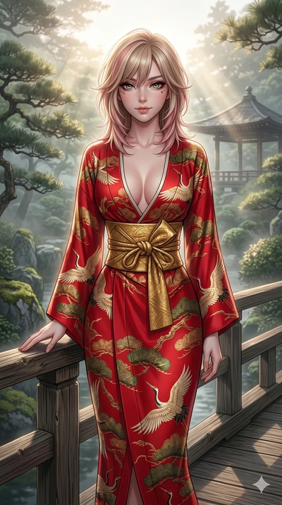 score_9, masterpiece, best quality, ultra-detailed, high-budget anime keyframe, editorial fashion photography, tasteful artistic composition, Japanese woman. cowboy shot from the thighs up, character and outfit filling the frame for maximum editorial