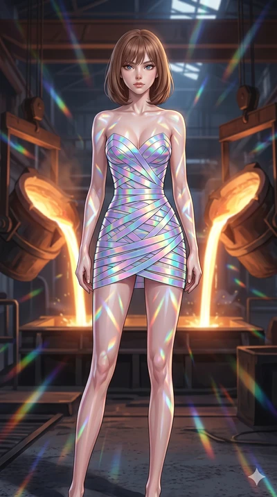score_9, masterpiece, best quality, ultra-detailed, high-budget anime keyframe, editorial fashion photography, tasteful artistic composition, Caucasian woman, strictly human ears. cowboy shot from the thighs up, character and outfit filling the frame