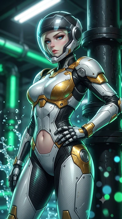 score_9, masterpiece, best quality, ultra-detailed, high-budget anime keyframe, semi-realistic 3D game render, editorial fashion photography, tasteful artistic composition, Caucasian woman. close-up cowboy shot from the waist and thighs up, the chara