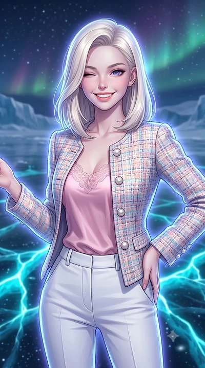 score_9, masterpiece, best quality, ultra-detailed, high-budget anime keyframe, editorial fashion photography, tasteful artistic composition, Caucasian woman, strictly human ears. close-up cowboy shot from the waist and thighs up, the character domin