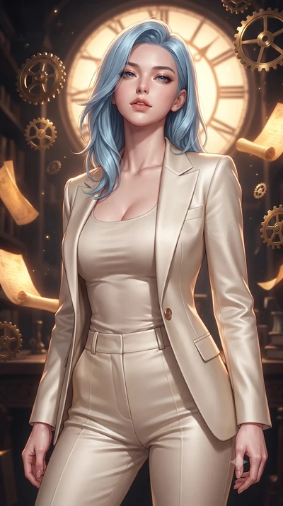 score_9, masterpiece, best quality, ultra-detailed, high-budget anime keyframe, editorial fashion photography, tasteful artistic composition, Korean woman. close-up cowboy shot from the waist and thighs up, the character dominates the composition, fi
