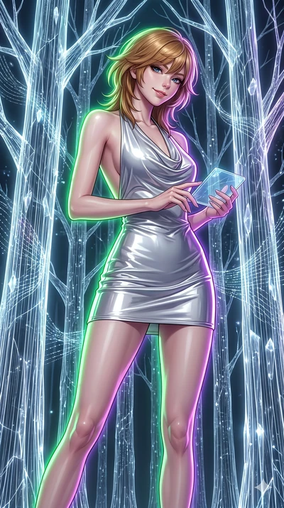 score_9, masterpiece, best quality, ultra-detailed, high-budget anime keyframe, editorial fashion photography, tasteful artistic composition, Korean woman. cowboy shot from the thighs up, character and outfit filling the frame for maximum editorial p