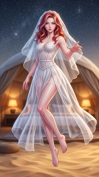 score_9, masterpiece, best quality, ultra-detailed, high-budget anime keyframe, editorial fashion photography, tasteful artistic composition, Caucasian woman woman. low angle full-body shot from head to toe showing her feet, filling the entire 9:16 v