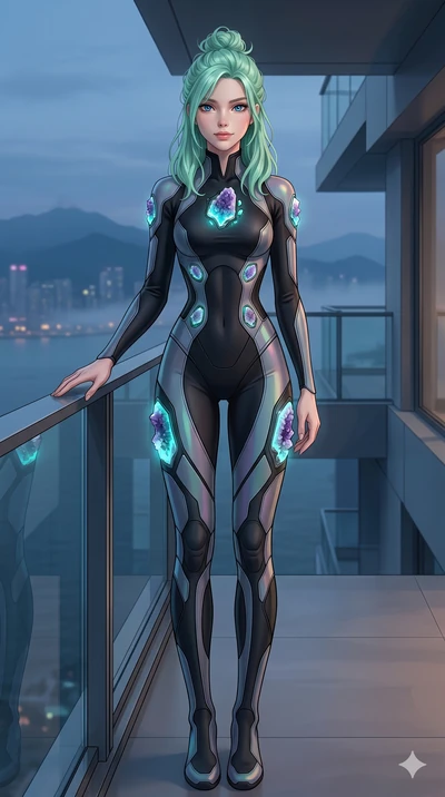 score_9, masterpiece, best quality, ultra-detailed, high-budget anime keyframe, editorial fashion photography, tasteful artistic composition, Japanese woman. cowboy shot from the thighs up, character and outfit filling the frame for maximum editorial