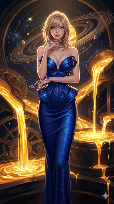 score_9, masterpiece, best quality, ultra-detailed, high-budget anime keyframe, editorial fashion photography, tasteful artistic composition, Japanese woman. cowboy shot from the thighs up, character and outfit filling the frame for maximum editorial