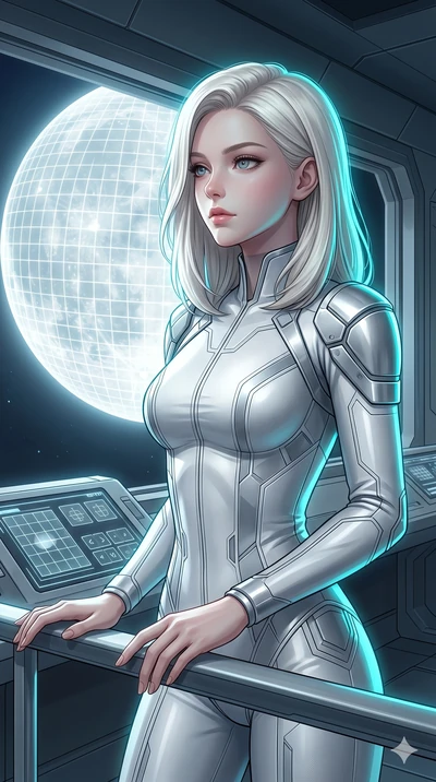 score_9, masterpiece, best quality, ultra-detailed, high-budget anime keyframe, editorial fashion photography, tasteful artistic composition, Caucasian woman, strictly human ears. Upper body close-up from the thighs up, character filling the screen f