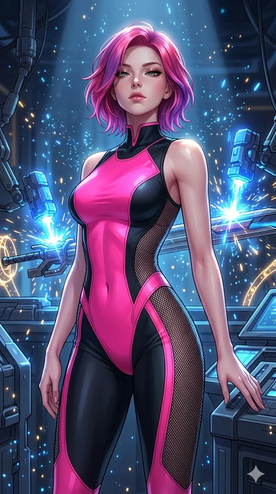 score_9, masterpiece, best quality, ultra-detailed, high-budget anime keyframe, editorial fashion photography, tasteful artistic composition, Caucasian woman, strictly human ears. cowboy shot from the thighs up, character and outfit filling the frame