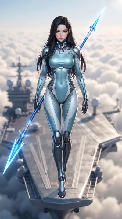 score_9, masterpiece, best quality, ultra-detailed, high-budget anime keyframe, editorial fashion photography, tasteful artistic composition, Korean woman. low angle full-body shot from head to toe showing her feet, filling the entire 9:16 vertical f