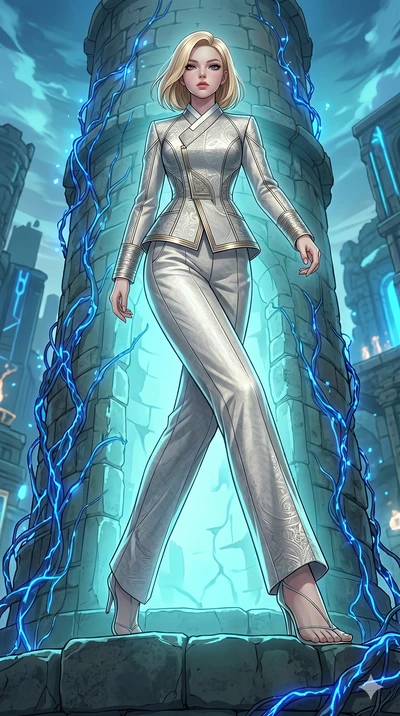 score_9, masterpiece, best quality, ultra-detailed, high-budget anime keyframe, editorial fashion photography, tasteful artistic composition, Korean woman. low angle full-body shot from head to toe showing her feet, filling the entire 9:16 vertical f