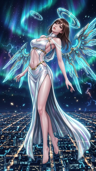 score_9, masterpiece, best quality, ultra-detailed, high-budget anime keyframe, editorial fashion photography, tasteful artistic composition, Korean woman. low angle full-body shot from head to toe showing her feet, filling the entire 9:16 vertical f
