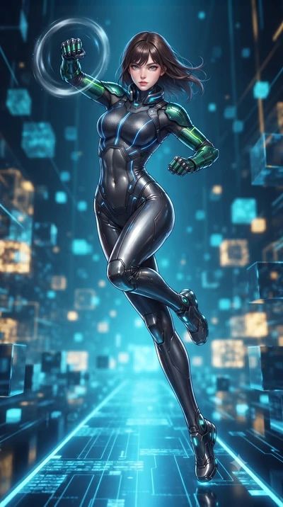 score_9, masterpiece, best quality, ultra-detailed, high-budget anime keyframe, editorial fashion photography, tasteful artistic composition, Korean woman. low angle full-body shot from head to toe showing her feet, filling the entire 9:16 vertical f