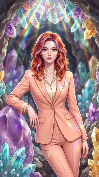 score_9, masterpiece, best quality, ultra-detailed, high-budget anime keyframe, editorial fashion photography, tasteful artistic composition, Caucasian woman, strictly human ears. close-up cowboy shot from the waist and thighs up, the character domin