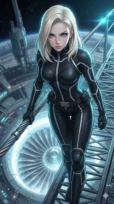 score_9, masterpiece, best quality, ultra-detailed, high-budget anime keyframe, editorial fashion photography, tasteful artistic composition, Caucasian woman, strictly human ears. Upper body close-up from the thighs up, character filling the screen f