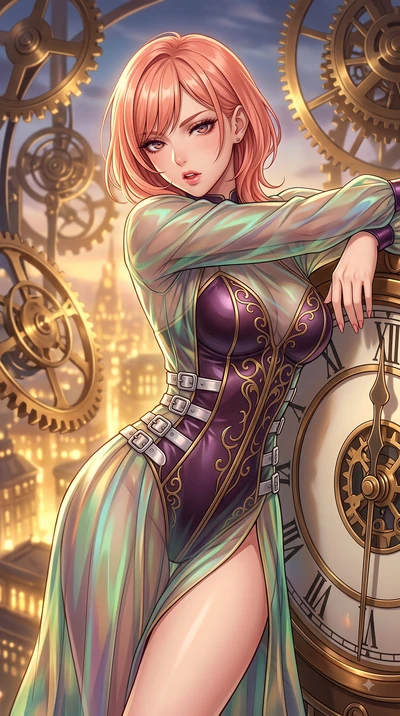score_9, masterpiece, best quality, ultra-detailed, high-budget anime keyframe, editorial fashion photography, tasteful artistic composition, Japanese woman. close-up cowboy shot from the waist and thighs up, the character dominates the composition, 