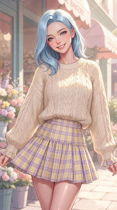 score_9, masterpiece, best quality, ultra-detailed, high-budget anime keyframe, editorial fashion photography, tasteful artistic composition, Korean woman. close-up cowboy shot from the waist and thighs up, the character dominates the composition, fi