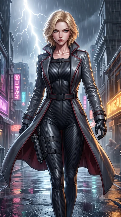 score_9, masterpiece, best quality, ultra-detailed, high-budget anime keyframe, semi-realistic 3D game render, editorial fashion photography, tasteful artistic composition, Caucasian woman. close-up cowboy shot from the waist and thighs up, the chara