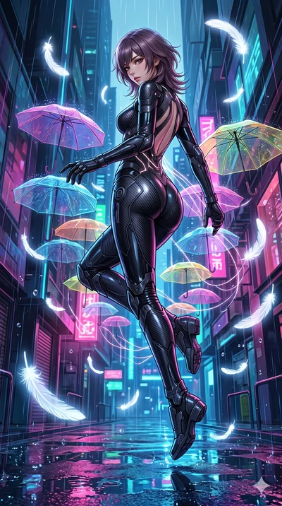score_9, masterpiece, best quality, ultra-detailed, high-budget anime keyframe, editorial fashion photography, tasteful artistic composition, Japanese woman. low angle full-body shot from head to toe showing her feet, filling the entire 9:16 vertical