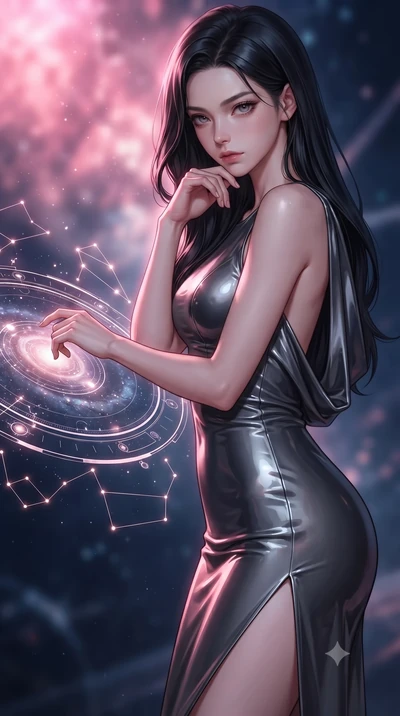 score_9, masterpiece, best quality, ultra-detailed, high-budget anime keyframe, editorial fashion photography, tasteful artistic composition, Korean woman. close-up cowboy shot from the waist and thighs up, the character dominates the composition, fi