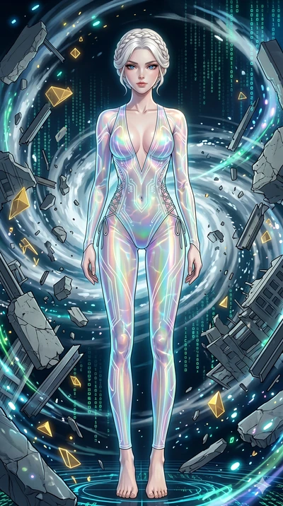 score_9, masterpiece, best quality, ultra-detailed, High-budget Anime Keyframe, vibrant colors, fluid line-art, expressive lighting, cinematic composition, Ufotable-style visual effects, top-tier animation quality, Japanese woman with delicate and el