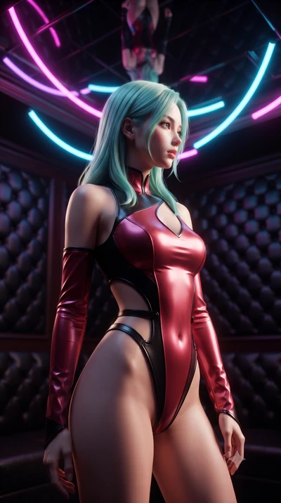 score_9, masterpiece, best quality, ultra-detailed, high-budget anime keyframe, editorial fashion photography, tasteful artistic composition, Japanese woman. close-up cowboy shot from the waist and thighs up, the character dominates the composition, 