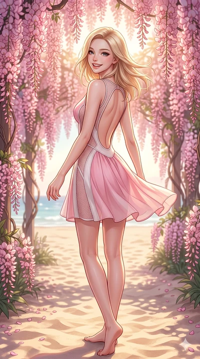 score_9, masterpiece, best quality, ultra-detailed, high-budget anime keyframe, editorial fashion photography, tasteful artistic composition, Korean woman. cowboy shot from the thighs up, character and outfit filling the frame for maximum editorial p