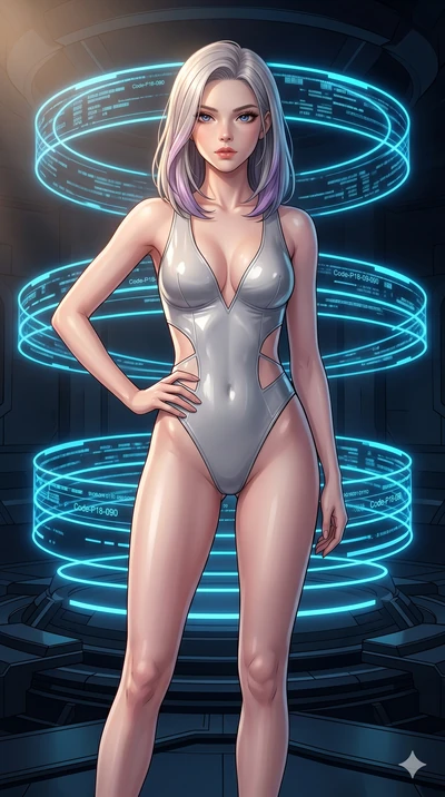 score_9, masterpiece, best quality, ultra-detailed, high-budget anime keyframe, editorial fashion photography, tasteful artistic composition, Caucasian woman, strictly human ears. cowboy shot from the thighs up, character and outfit filling the frame