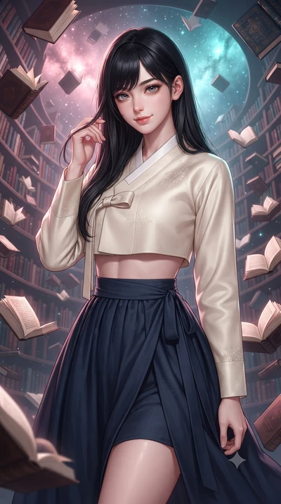 score_9, masterpiece, best quality, ultra-detailed, high-budget anime keyframe, editorial fashion photography, tasteful artistic composition, Caucasian woman, strictly human ears. close-up cowboy shot from the waist and thighs up, the character domin