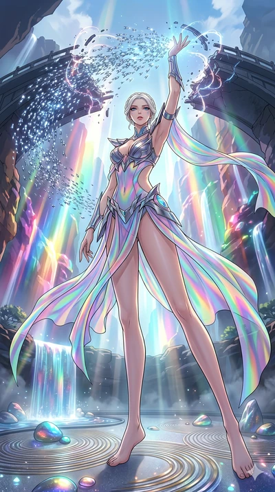 score_9, masterpiece, best quality, ultra-detailed, High-budget Anime Keyframe, vibrant colors, fluid line-art, expressive lighting, cinematic composition, Ufotable-style visual effects, top-tier animation quality, Japanese woman with delicate and el