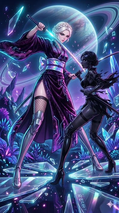 score_9, masterpiece, best quality, ultra-detailed, High-budget Anime Keyframe, vibrant colors, fluid line-art, expressive lighting, cinematic composition, Ufotable-style visual effects, top-tier animation quality, Japanese woman with delicate and el