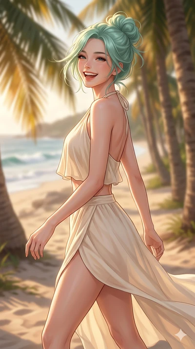 score_9, masterpiece, best quality, ultra-detailed, high-budget anime keyframe, editorial fashion photography, tasteful artistic composition, Japanese woman. cowboy shot from the thighs up, character and outfit filling the frame for maximum editorial